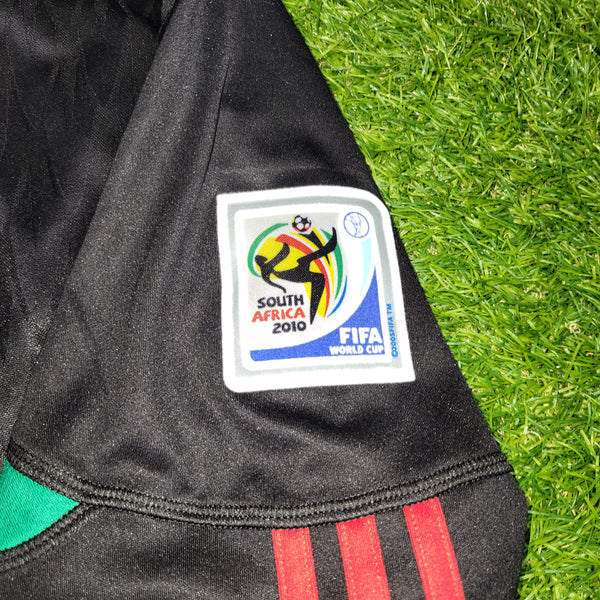 Blanco Mexico 2010 WORLD CUP Away Black Soccer Jersey Shirt XL SKU# P41397