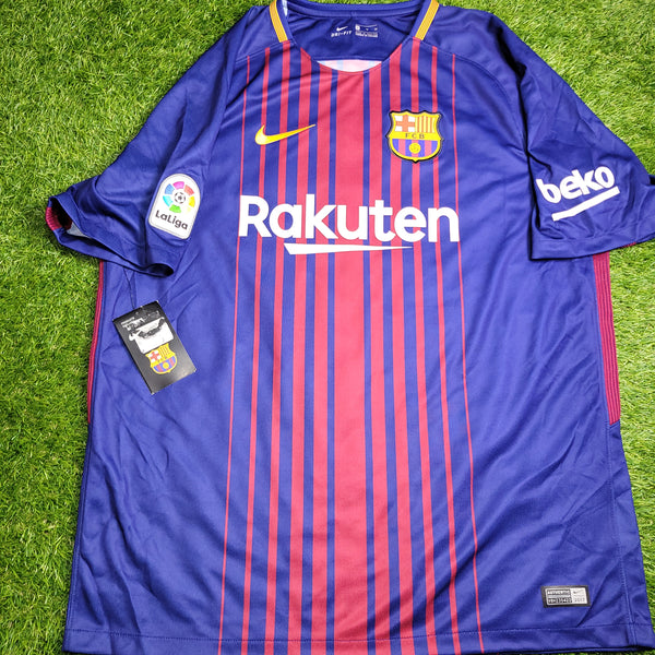 Messi Barcelona 2018 2019 Home Soccer Jersey Shirt BNWT XL SKU# 847255-457