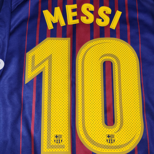 Messi Barcelona 2018 2019 Home Soccer Jersey Shirt BNWT L SKU# 847255-457