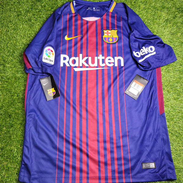 Messi Barcelona 2018 2019 Home Soccer Jersey Shirt BNWT L SKU# 847255-457