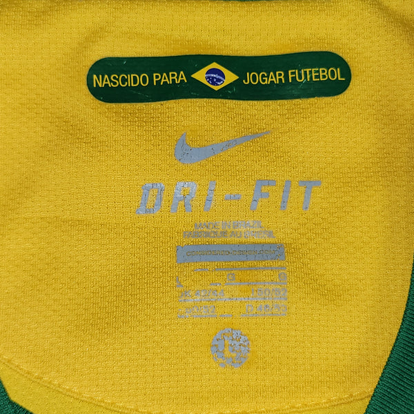 Kaka Brazil WORLD CUP 2010 Soccer Jersey Shirt L SKU# 371433-703