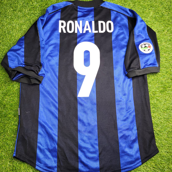 Ronaldo Inter Milan 1999 2000 Soccer Jersey Shirt M
