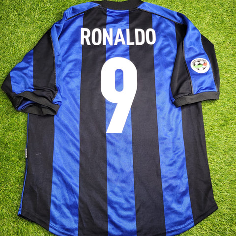 Ronaldo Inter Milan 1999 2000 Soccer Jersey Shirt M