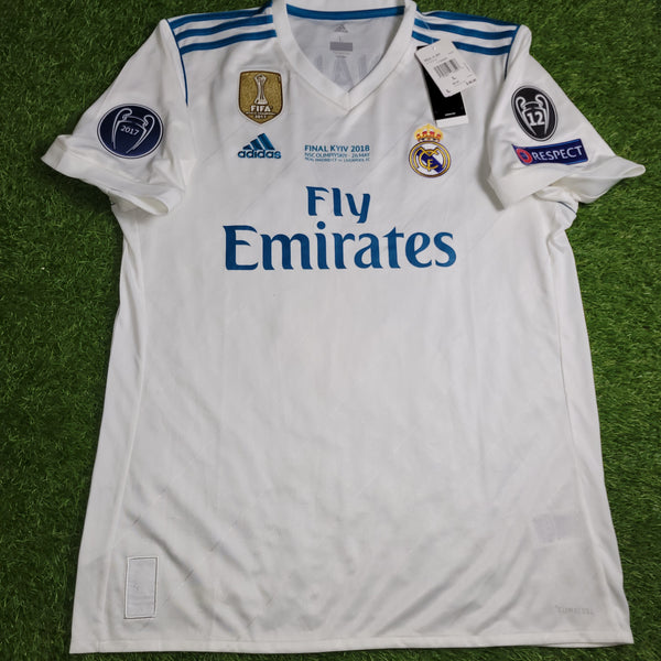 Cristiano Ronaldo Real Madrid 2017 2018 LAST GAME UEFA FINAL Soccer Jersey Shirt BNWT L SKU# B31106
