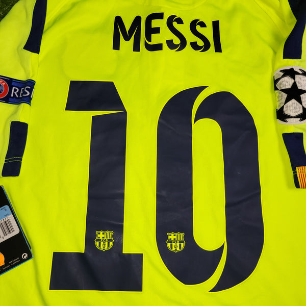 Messi Barcelona 2014 2015 TREBLE UEFA Third Soccer Jersey Shirt BNWT M SKU# 631132-711