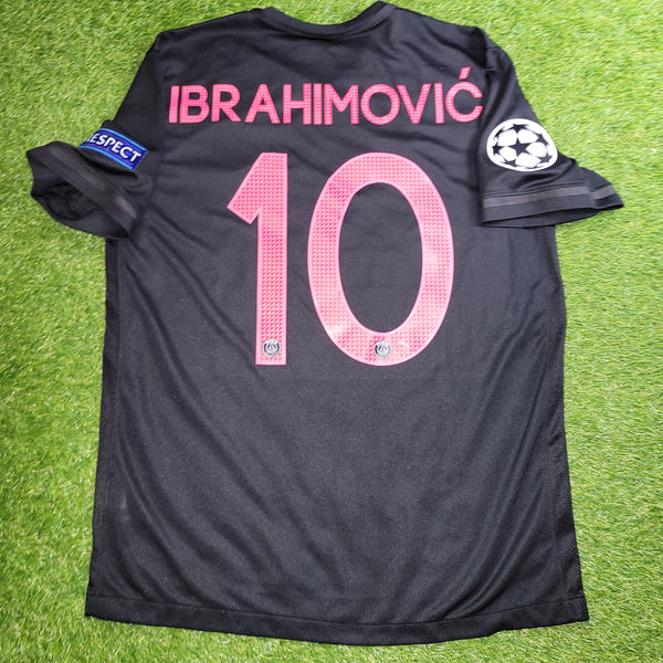 Ibrahimovic PSG Paris Saint Germain 2015 2016 Third UEFA Soccer Jersey Shirt M SKU# 658901-011