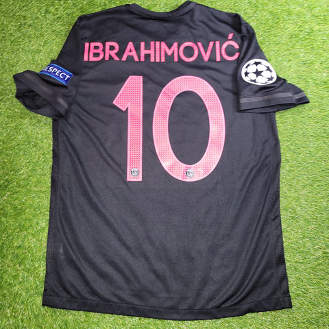 Ibrahimovic PSG Paris Saint Germain 2015 2016 Third UEFA Soccer Jersey Shirt M SKU# 658901-011