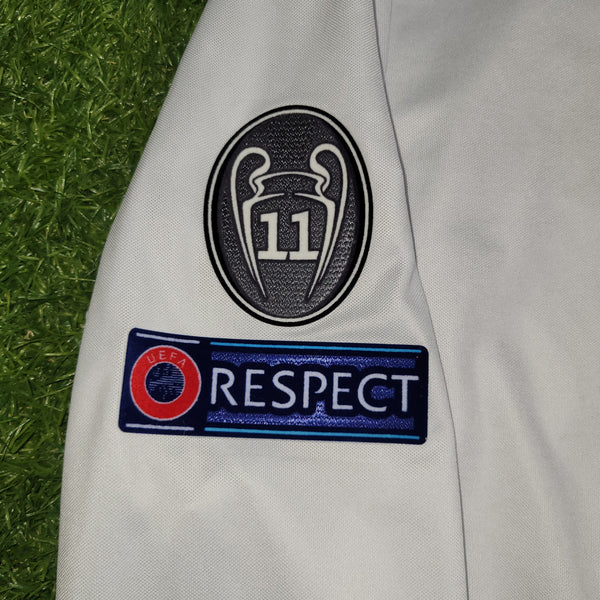 Cristiano Ronaldo Real Madrid 2016 2017 UEFA Home Long Sleeve Soccer Jersey Shirt M SKU# AI5184