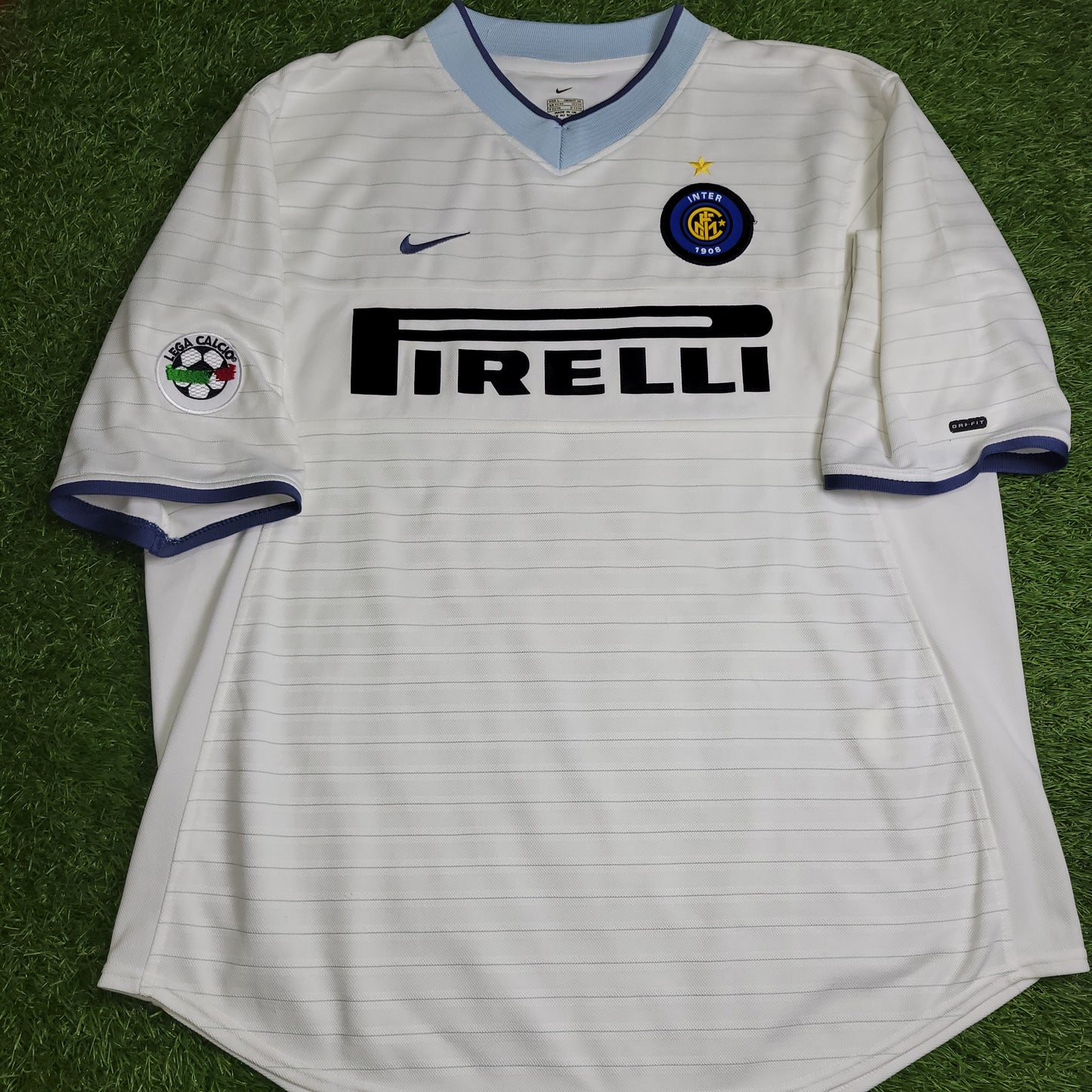 Ronaldo Inter Milan 2000 2001 Away Jersey Shirt L - ForeverSoccerJerseys