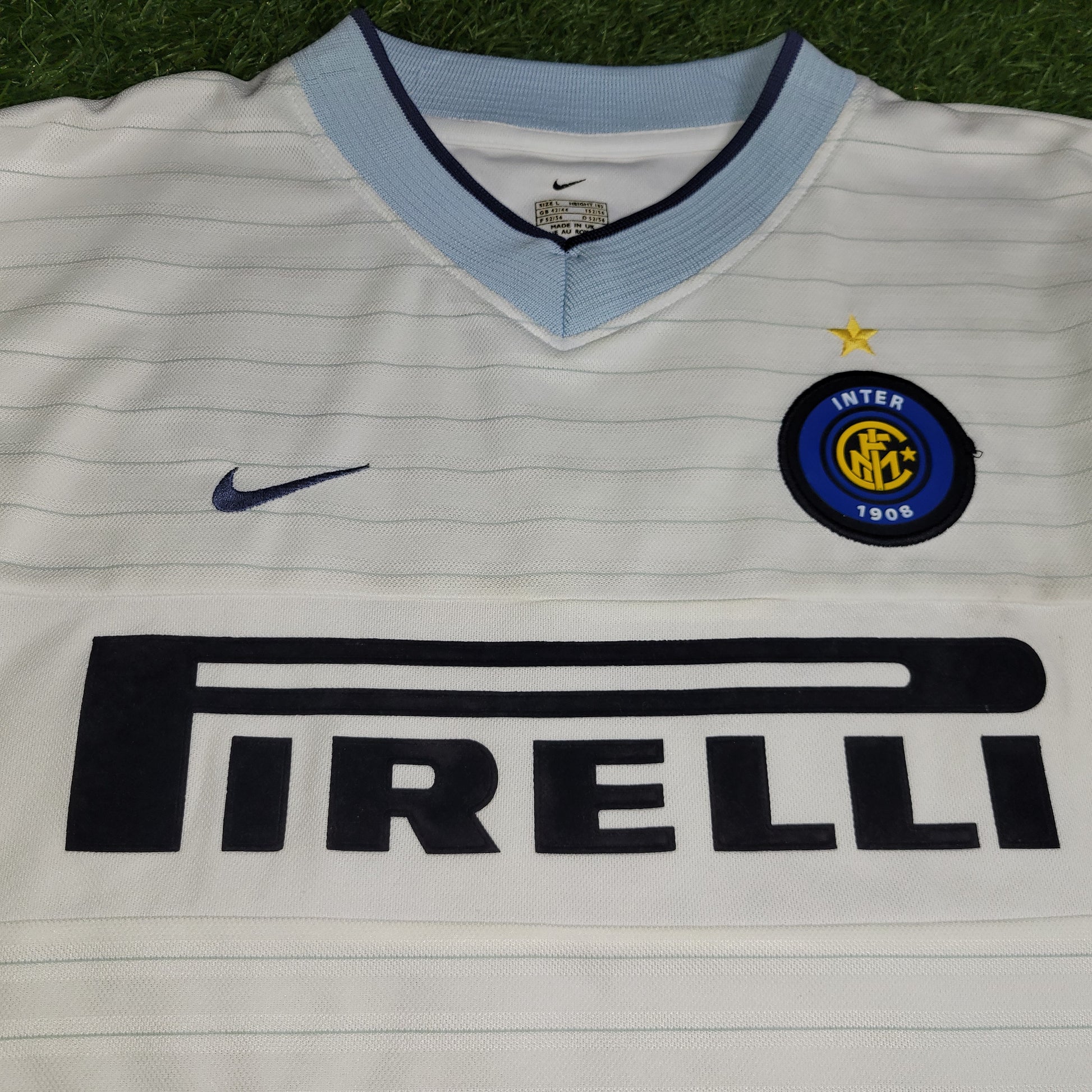 Ronaldo Inter Milan 2000 2001 Away Jersey Shirt L - ForeverSoccerJerseys