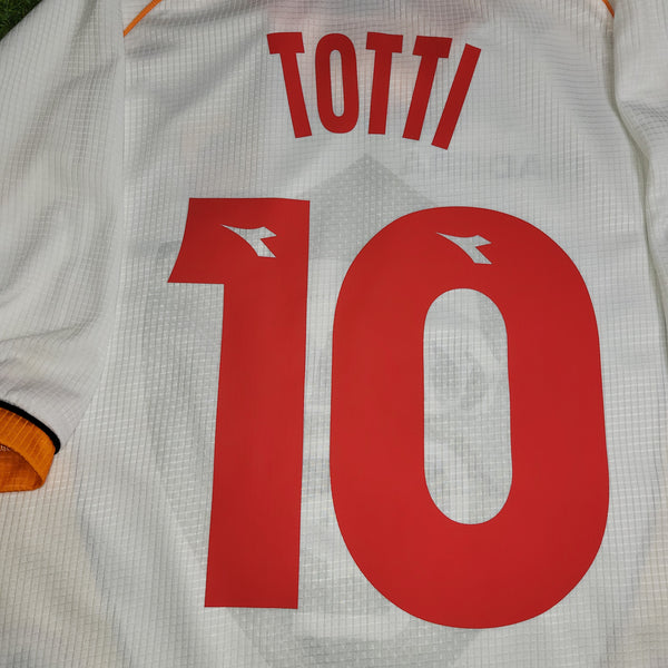 Totti As Roma Diadora 1997 1998 Away Soccer Jersey Maglia M