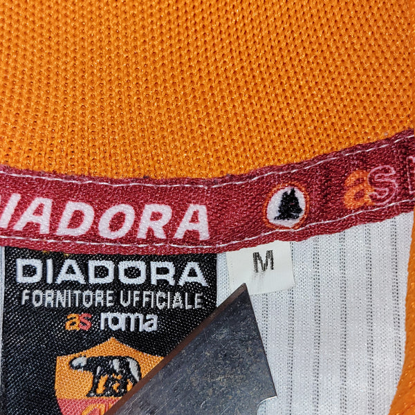 Totti As Roma Diadora 1997 1998 Away Soccer Jersey Maglia M
