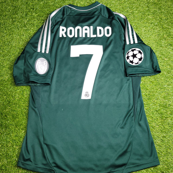 Cristiano Ronaldo Real Madrid 2012 2013 UEFA Third Soccer Jersey Shirt M SKU# X53540