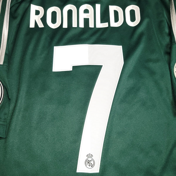 Cristiano Ronaldo Real Madrid 2012 2013 UEFA Third Soccer Jersey Shirt M SKU# X53540