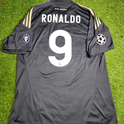 Cristiano Ronaldo Real Madrid 2009 2010 DEBUT SEASON Soccer Third Jersey Shirt L SKU# E84329