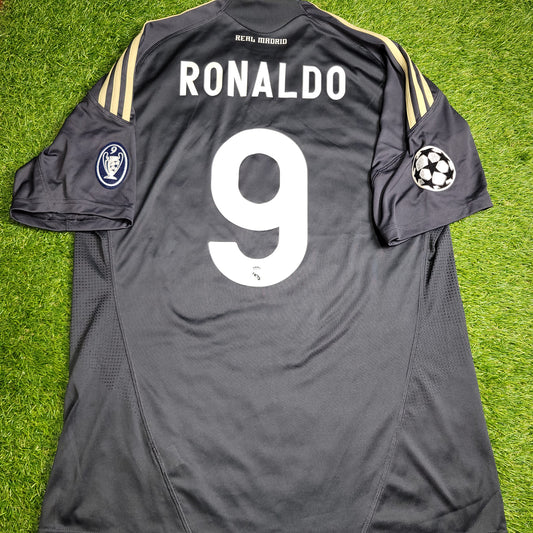 Cristiano Ronaldo Real Madrid 2009 2010 DEBUT SEASON Soccer Third Jersey Shirt L SKU# E84329