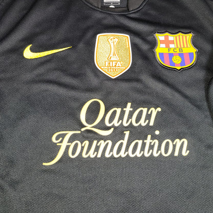 Messi Barcelona 2011 2012 Away Soccer Jersey Shirt L SKU# 419880-010