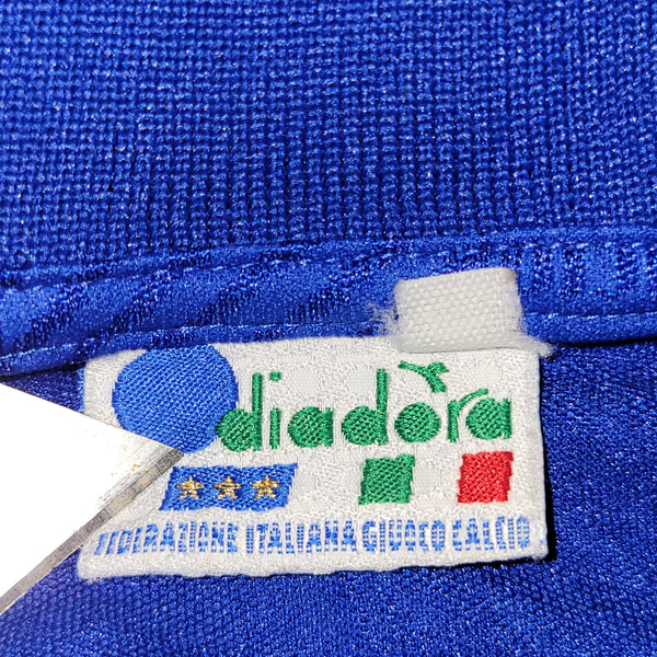 Baggio Italy Diadora 1994 WORLD CUP Home Soccer Jersey Shirt L