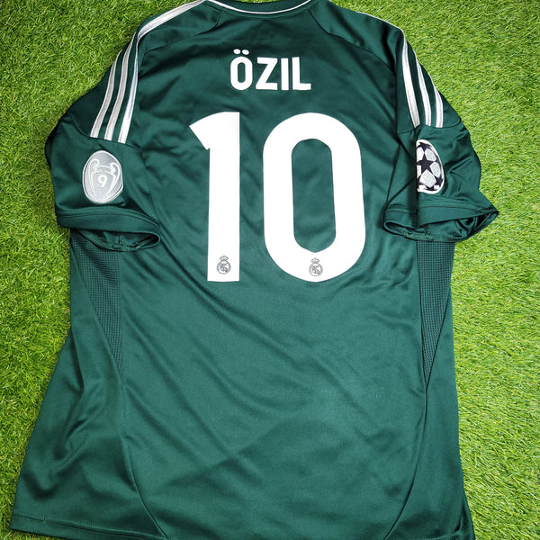 Ozil Real Madrid 2012 2013 Third UEFA Soccer Jersey Shirt L SKU# X53540
