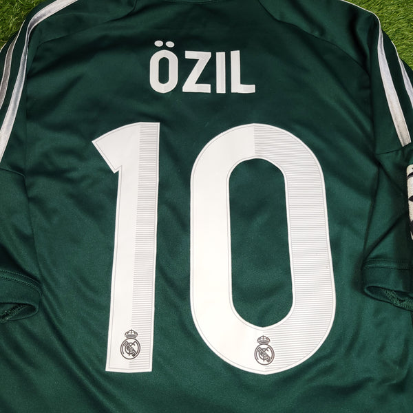 Ozil Real Madrid 2012 2013 Third UEFA Soccer Jersey Shirt L SKU# X53540