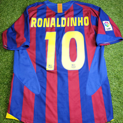 Ronaldinho Barcelona 2005 2006 Soccer Jersey Shirt M