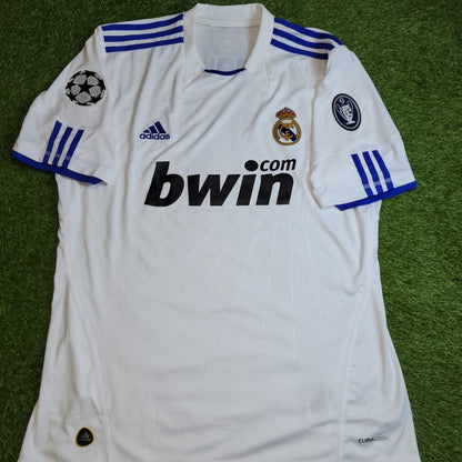 Cristiano Ronaldo Real Madrid 2010 2011 Home Soccer Jersey Shirt L SKU# P96163