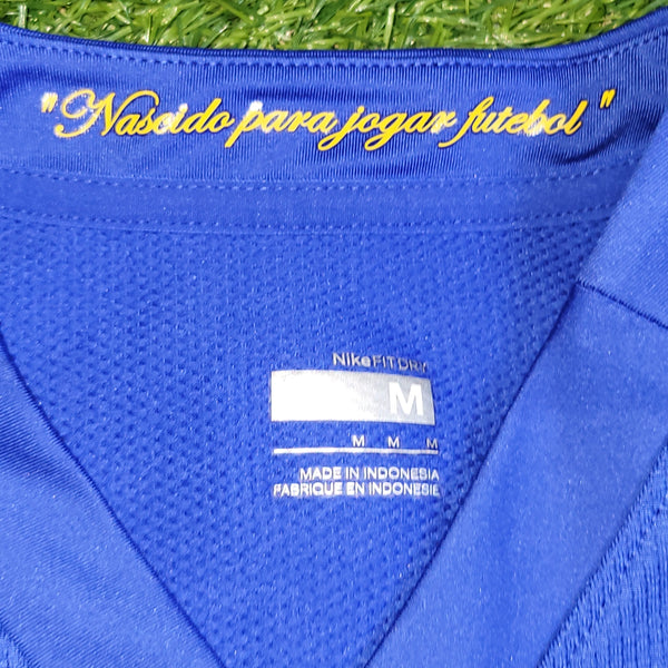 Ronaldinho Brazil 2008 Away Soccer Jersey Shirt M SKU# 258950-493