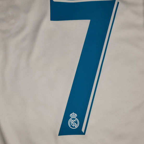 Cristiano Ronaldo Real Madrid 2017 2018 LAST GAME UEFA FINAL Soccer Jersey Shirt L SKU# B31106