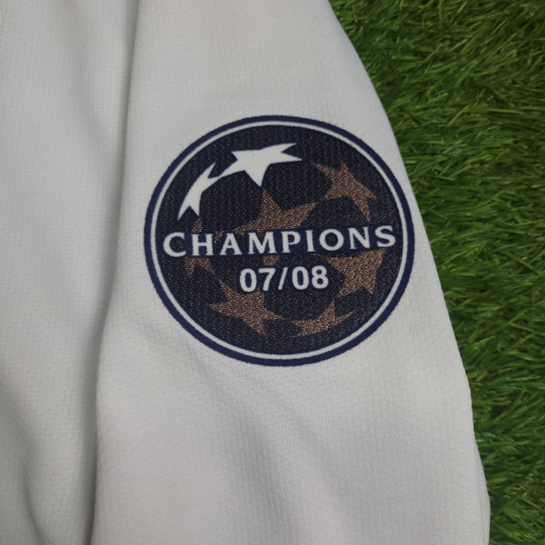 Cristiano Ronaldo Manchester United UEFA FINAL 2008 2009 Away Long Sleeve Soccer Jersey Shirt M SKU# 287613-105