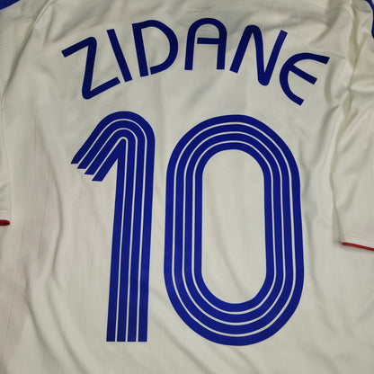 Zidane France 2006 WORLD CUP FINAL Away Soccer Jersey Shirt XL SKU# 740125