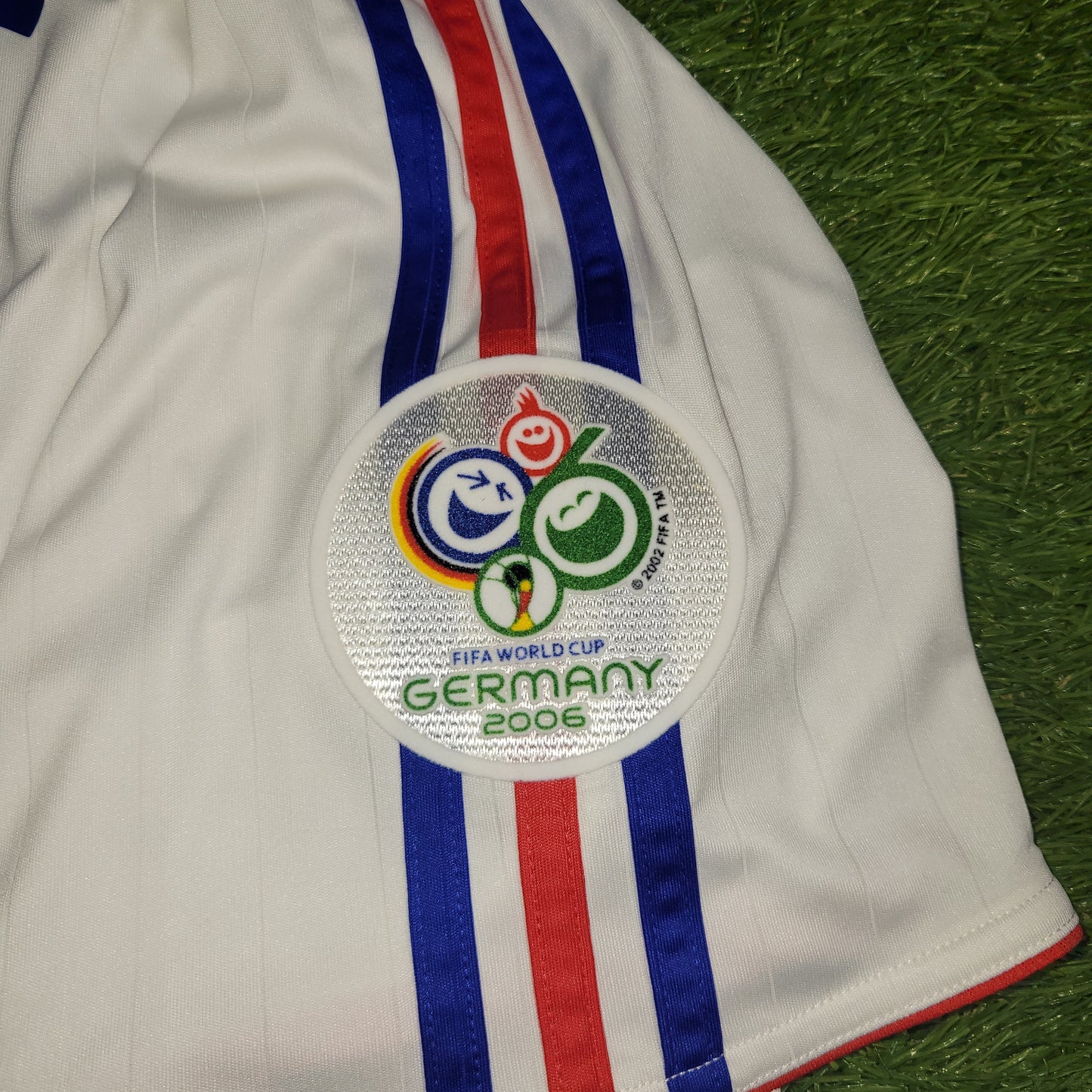 Zidane France 2006 WORLD CUP FINAL Away Soccer Jersey Shirt XL SKU# 740125