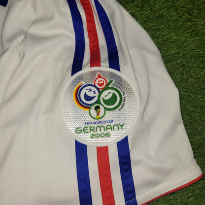 Zidane France 2006 WORLD CUP FINAL Away Soccer Jersey Shirt XL SKU# 740125