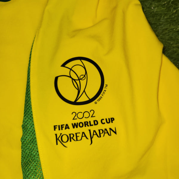 Ronaldo Brazil 2002 WORLD CUP PLAYER ISSUE Soccer Jersey Shirt L SKU# S20901MSP 182264