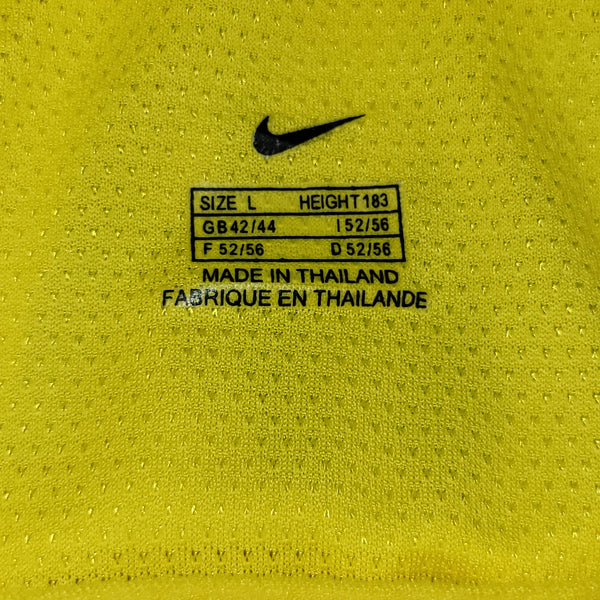 Ronaldo Brazil 2002 WORLD CUP PLAYER ISSUE Soccer Jersey Shirt L SKU# S20901MSP 182264