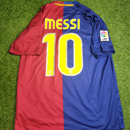 Messi Barcelona TREBLE SEASON 2008 2009 Soccer Jersey Shirt M SKU# 286784-655