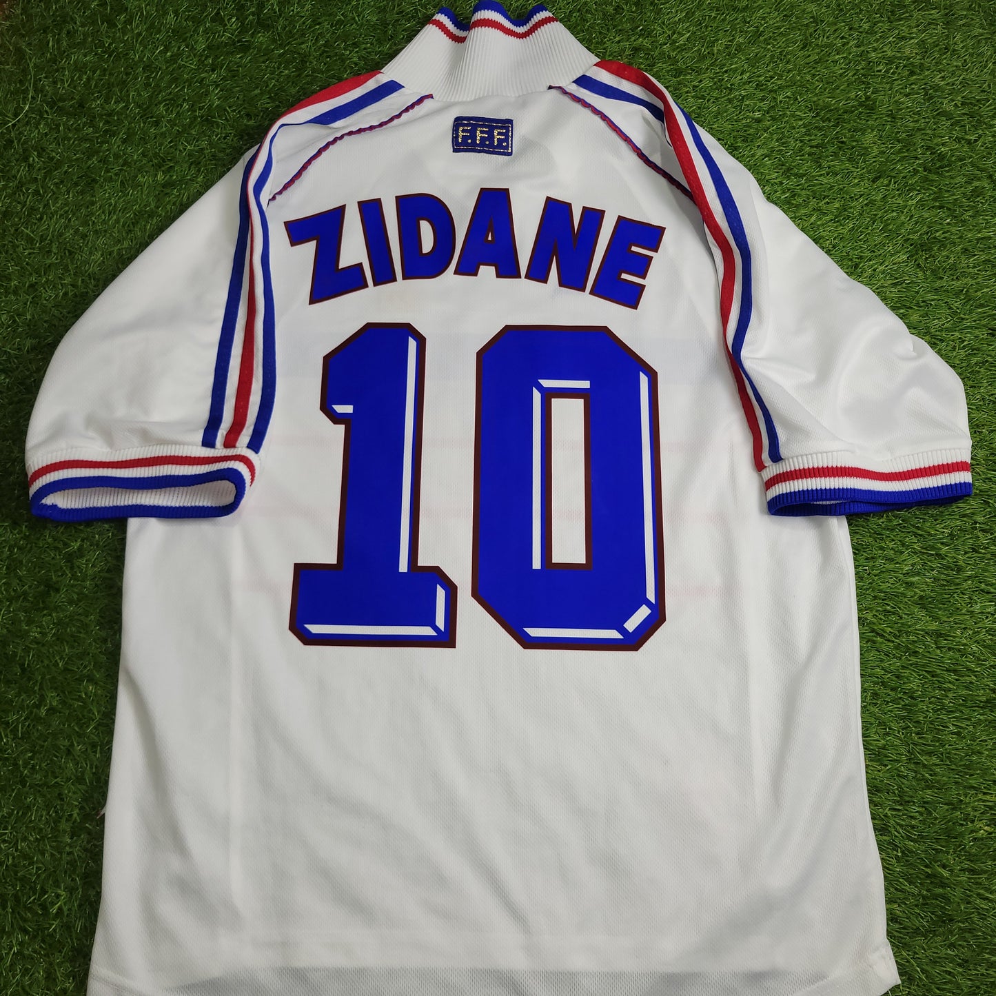 Zidane France 1998 WORLD CUP Away Soccer Jersey Shirt M