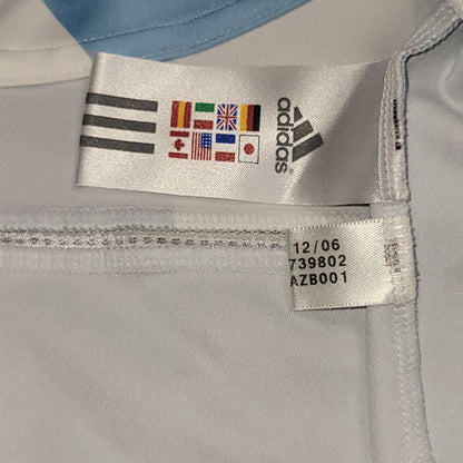 Messi Argentina 2006 WORLD CUP Home Soccer Jersey Shirt L SKU# 739802 AZB001