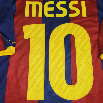 Messi Barcelona 2010 2011 Home Soccer Jersey Shirt XL SKU# 382354-488