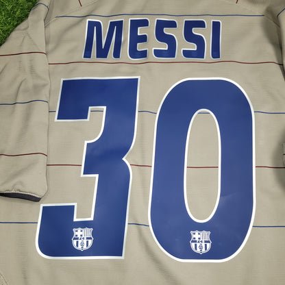 Messi Barcelona DEBUT SEASON 2004 2005 Third Soccer Jersey Shirt M SKU# 112587