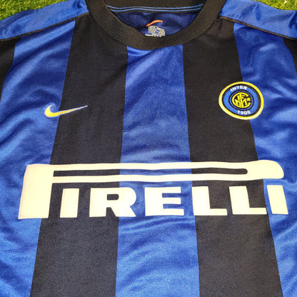 Ronaldo Inter Milan 1999 2000 Soccer Jersey Shirt XL
