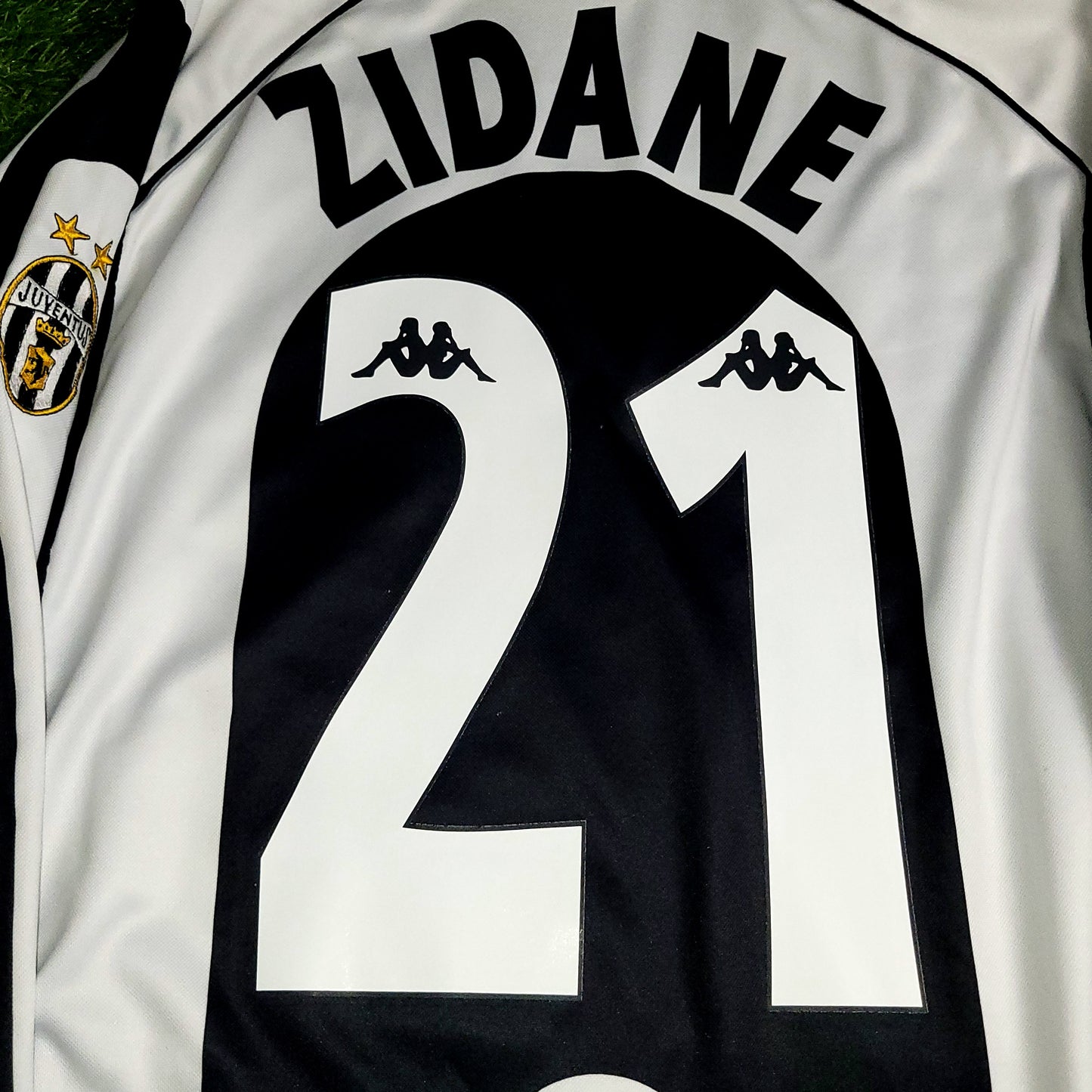 Zidane Juventus 1997 1998 Long Sleeve Kappa Soccer Jersey Shirt XL