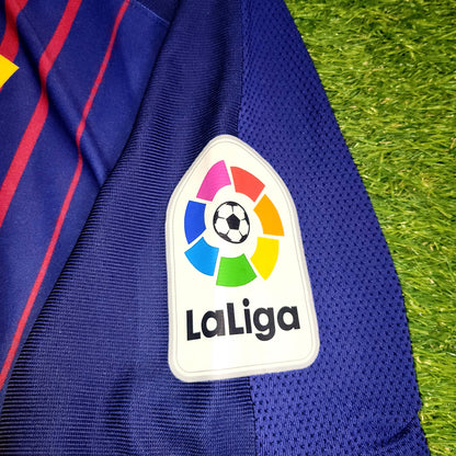 Messi Barcelona Aeroswift 2017 2018 Home PLAYER ISSUE Soccer Jersey Shirt L SKU# 847190-457