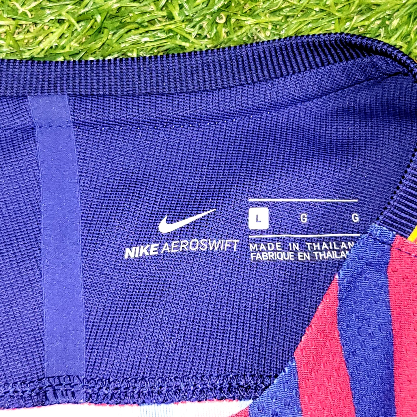 Messi Barcelona Aeroswift 2017 2018 Home PLAYER ISSUE Soccer Jersey Shirt L SKU# 847190-457