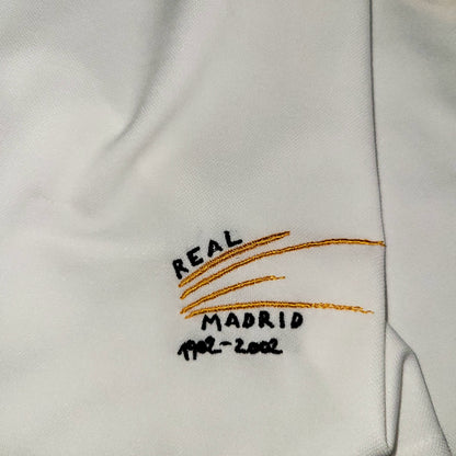 Zidane Real Madrid DEBUT CENTENARY SEASON 2001 2002 Soccer Jersey Shirt XL SKU# 156653 ASR001