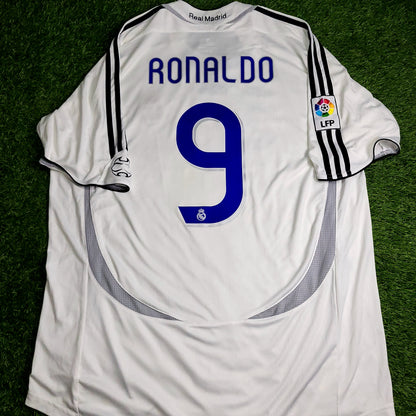 Ronaldo Real Madrid 2006 2007 Home Soccer Jersey Shirt XL SKU# 060879
