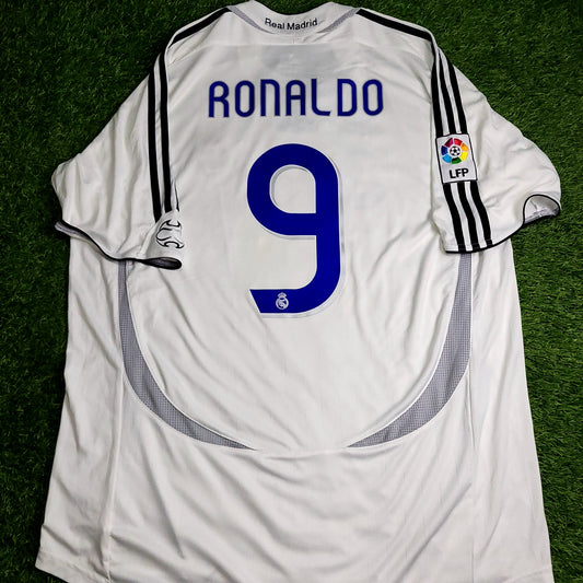 Ronaldo Real Madrid 2006 2007 Home Soccer Jersey Shirt XL SKU# 060879