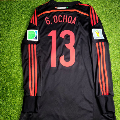 Memo Ochoa Mexico 2014 WORLD CUP GK Soccer Jersey Shirt L SKU# G86995