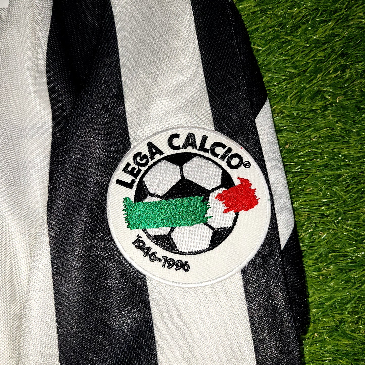 Zidane Juventus Kappa 1996 1997 Long Sleeve DEBUT Home Soccer Jersey Shirt XL