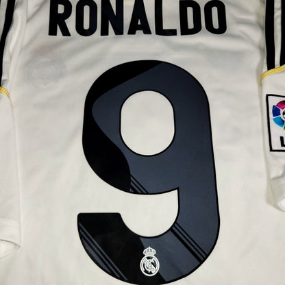 Cristiano Ronaldo Real Madrid 2009 2010 DEBUT Home Soccer Jersey Shirt BNWT L SKU# E84352