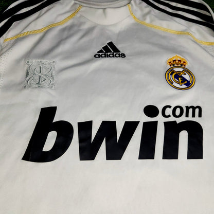 Cristiano Ronaldo Real Madrid 2009 2010 DEBUT Home Soccer Jersey Shirt BNWT L SKU# E84352